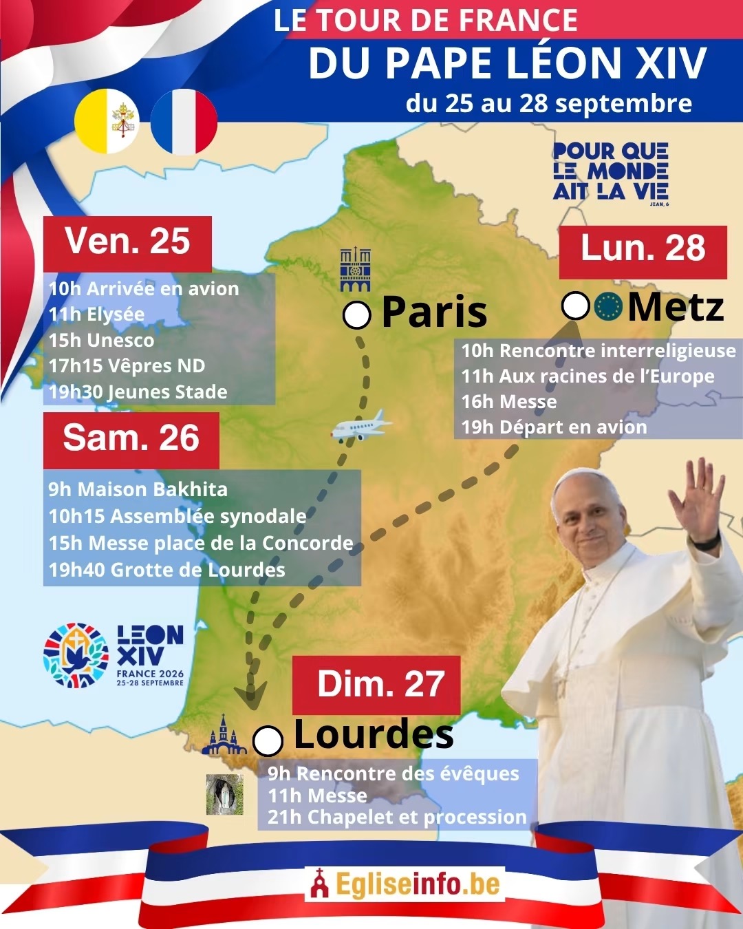 Visite du Pape LEON XIV